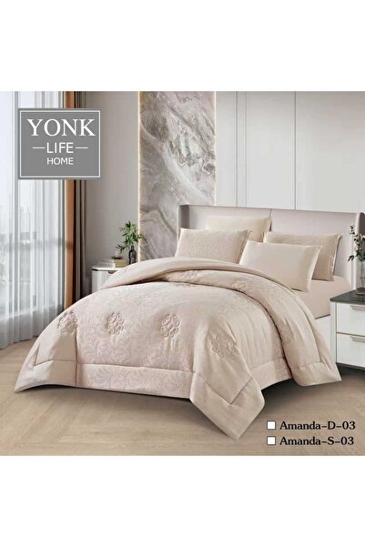 YONK Summer Jacquard Double Bedspread - 6-Piece Duvet