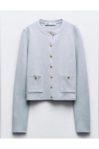 The Ness Collection Orijinal marka çelik triko hırka