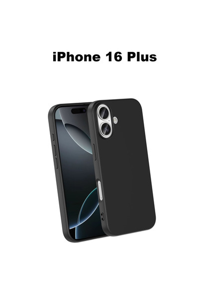 bewn iPhone 16 Plus Compatible Black Launch Velvet Phone Case