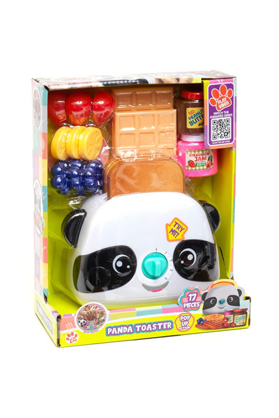 Generic Zoo - Panda-shaped toaster with two slices of bread