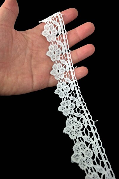 DUAYEN Güpür dantel bostan desen | Elbise Kenarı & Bordür Dantel 1 metre