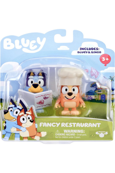 bluey - Fancy Restaurant Action Figure Pack 2