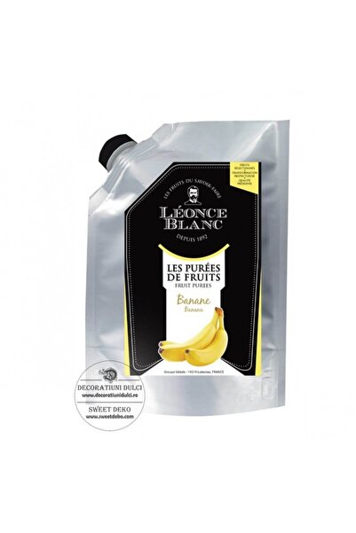 Decoratiuni Dulci Pasteurized banana puree, Leonce Blanc