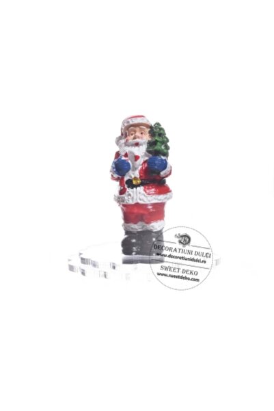 Decoratiuni Dulci Santa Claus topper with Christmas tree