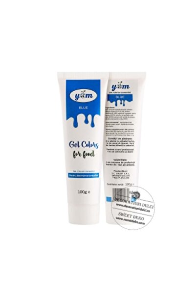 Decoratiuni Dulci Χρωστική gel YAM Albastru 100γρ