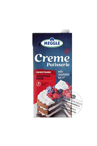 Decoratiuni Dulci Meggle vegetable pastry cream 1L