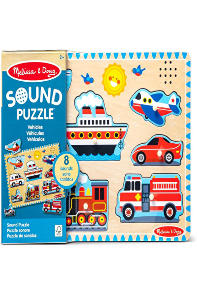 Melissa & Doug Vehicle Sounds Puzzle