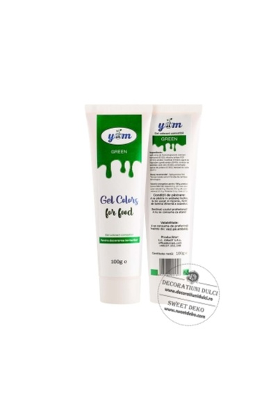 Decoratiuni Dulci Гел оцветител YAM Verde 100 г