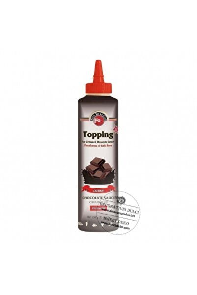 Decoratiuni Dulci Chocolate-flavored sauce for ice cream and other desserts Fo