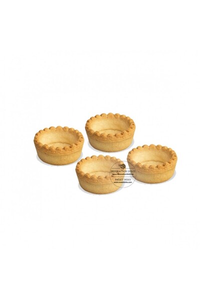Decoratiuni Dulci Butter baskets for round mini tarts | tartelle frolla 4.4cm...