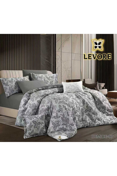 Levore مفرش ليفوري 4قطع نفر جاكار فاخر ناعم الملمس BEMICE-07