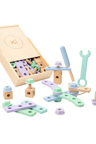 Generic Yolibee - Split Nuts (Wooden Toys Color Box)