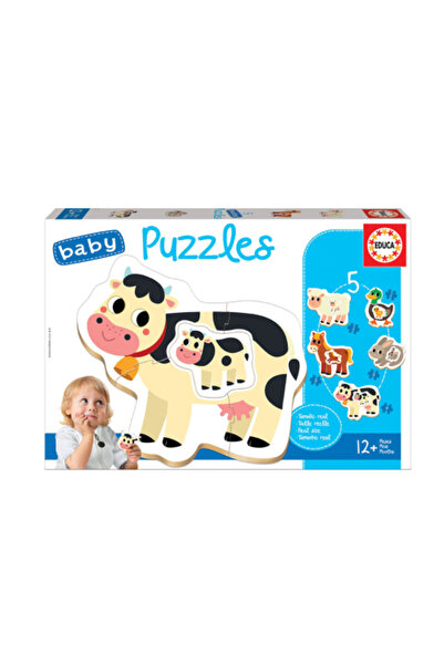 EDUCA 5 Kids Farm Puzzles -