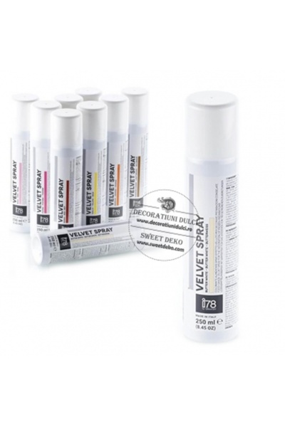 Decoratiuni Dulci Спрей ефект на катифеа слонова кост 250 мл, Маслено бяло Si...