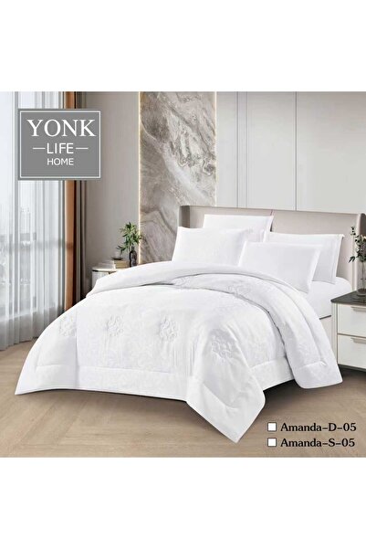 YONK Summer Jacquard Double Bedspread - 6-Piece Duvet