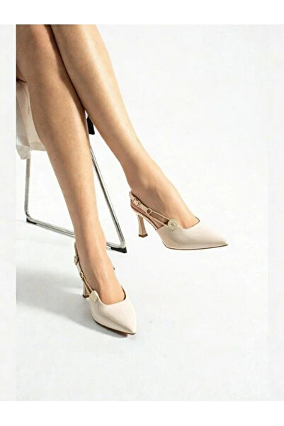 nuvora Yan New Model Με αγκράφα λουστρίνι με χαμηλό τακούνι καθημερινά γυναικ...