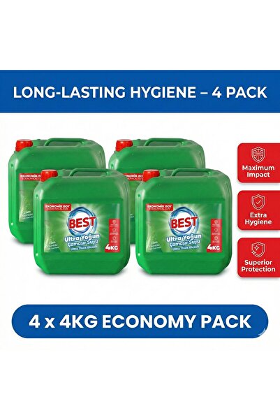 ECOBEST Ultra Thick Bleach - Pine Scented - 4kg X4