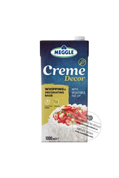 Decoratiuni Dulci Meggle pastry decoration cream | POST vegetable whipped cre...