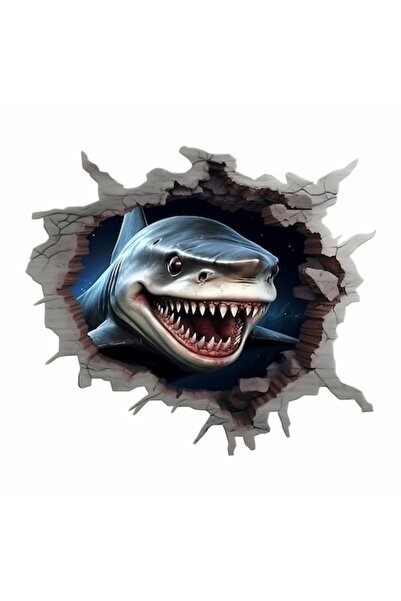 OEM Autocolant de perete 3D cu rechin