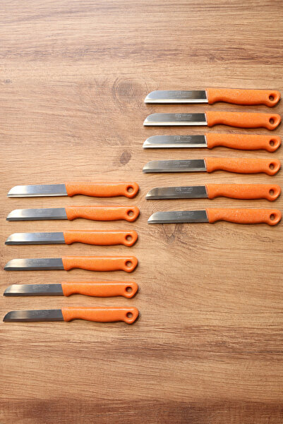 Solingen TURUNCU SİMLİ 12Lİ MEYVE BIÇAĞI