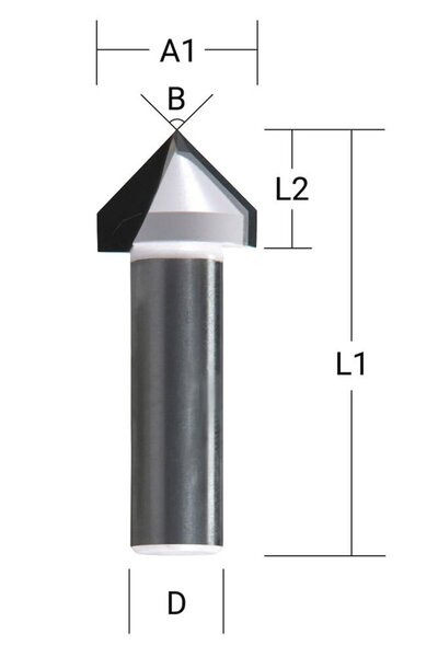 Makita D-47933 - Freze Bıçağı 8x19 Mm - D-47933