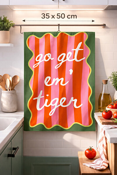 Piloji Aesthetic Design Towel for Modern Kitchen Decoration - 35X50 cm Vibran...