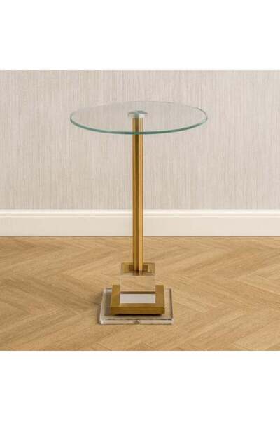 Generic Single Service Table Gold Square