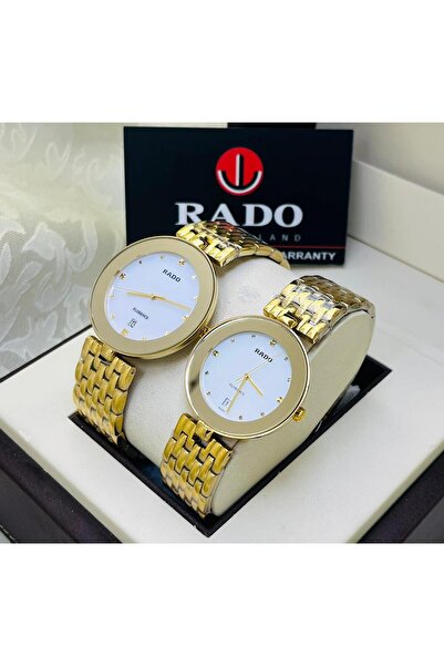 Jumaan طقم ساعات رادو فلورنس (Rado Florence) الكلاسيكي – رجالي ونسائي باللون ...