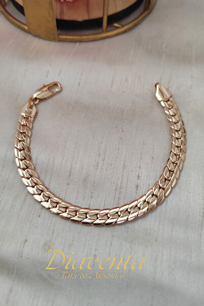 DİAVENTA TAKI VE AKSESUAR Xuping Vip Flat Knitted Model Bracelet Xuping Rose ...