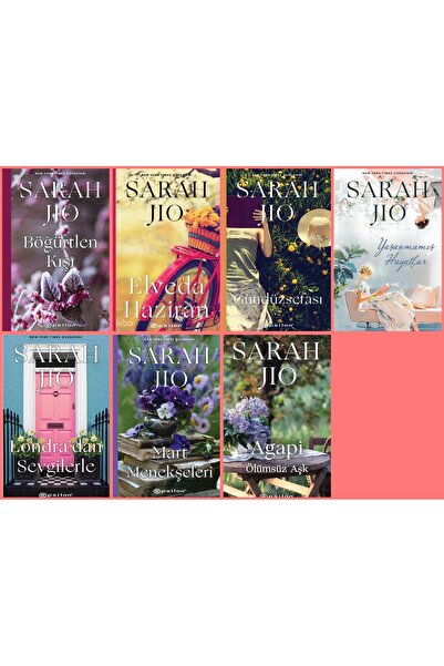 Epsilon Yayınevi Sarah Jio Böğürtlen Kışı - Agapi - Mart Menekşeleri - Londra...