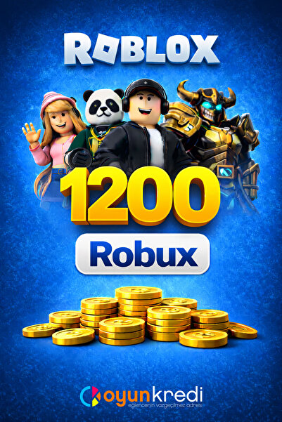 oyunkredi Roblox 1200 Robux - USD