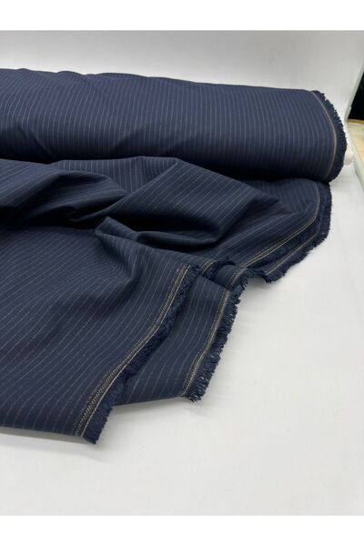 Kumaş Sevdası Striped Polyvskon (Width 150cm) Dress Kalemetek, Trousers, Jacket, Gilet Etc.