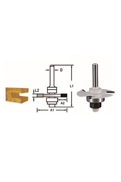 Makita D-48985 - Freze Bıçağı 8x47.6 Mm - D-48985