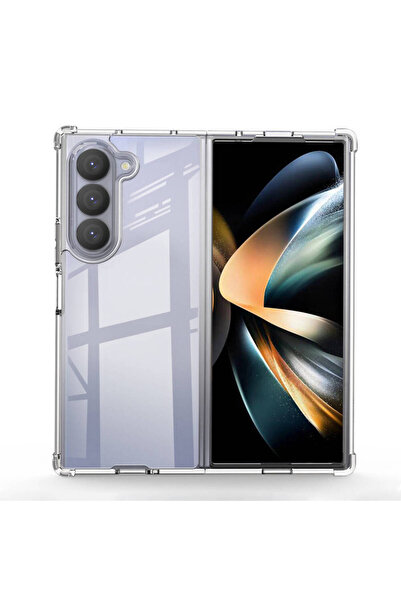 Ceponya حافظة جالاكسي زد فولد 6 من السيليكون المضاد للصدمات مع وسائد هوائية ف...