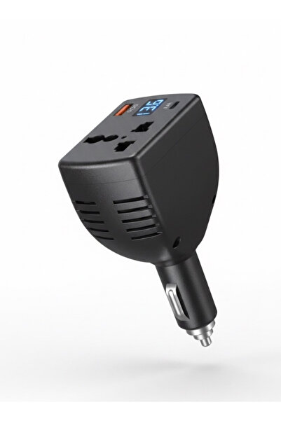 Generic 150W DC 12V to AC 220V Car Power Inverter with USB-C PD 30W