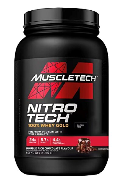 MUSCLETECH Nitro-Tech %100 Whey Gold Protein 908 Gr