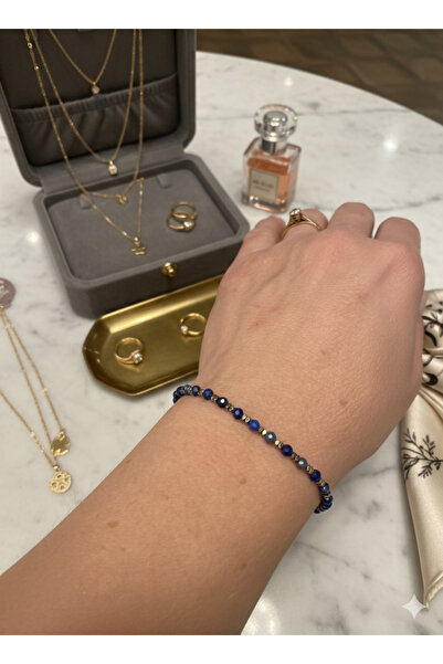 Zihintaşı Atölyesi Lapis Lazuli Natural Stone Handmade Bracelet