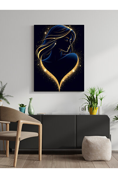 visdora Decorative Woman Canvas Painting Home Office Kitchen Decoration Canva...