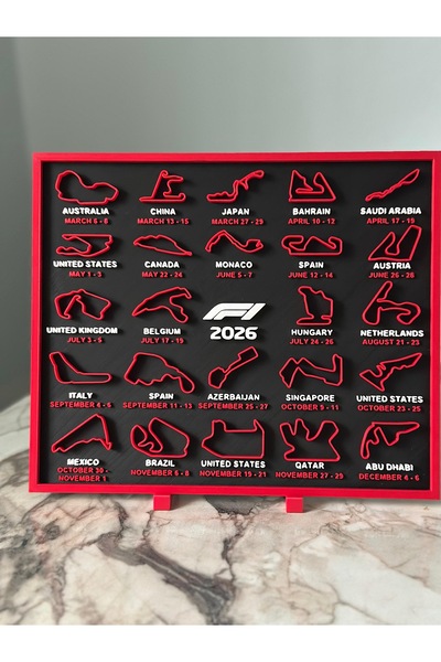 kadan enerji ve güvenlik sistemleri F1 2026 Pist Takvimi Figür Stand