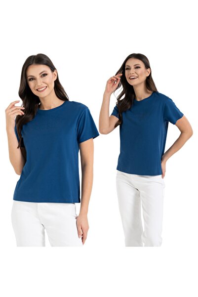 MORAJ CLASSIC WOMEN'S T-SHIRT WITH INSCRIPTION SHORT SLEEVE BLOUSE