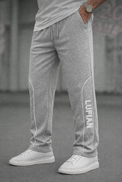 Lufian Erkek Yazlık Baggy Bol Paça Rahat Kalıp Eşofman Altı