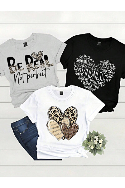 COHERENT Unisex Ανδρικό/Γυναικείο BEREAL 3-ΤΕΜΑΧΙΑ ΣΕΤ Ειδικά Τυπωμένο Βαμβακ...