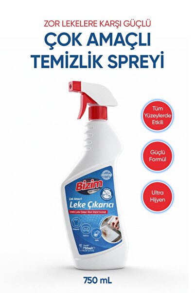 Can Bizim Çok Amaçlı Ultra Güçlü Leke Çıkarıcı Sprey 750 ML
