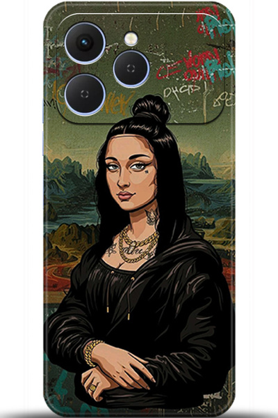 TECNO حافظة سبارك 40 مطبوعة بتقنية HD - أنا عديمة الحماية 5727