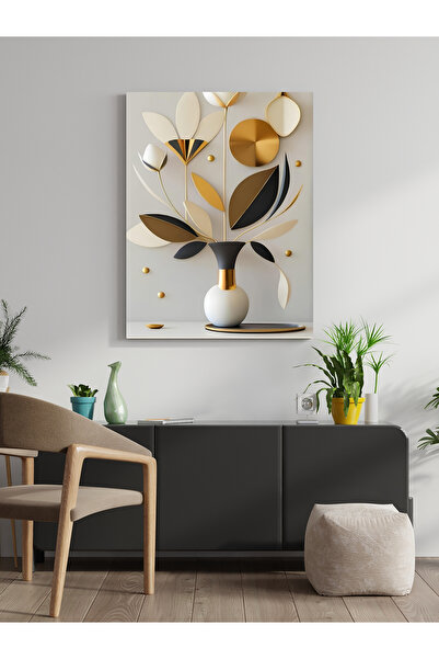 visdora Tablou modern cu flori pe pânză, decor pentru casă, birou, bucătărie,...