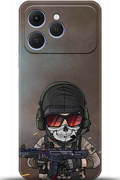 TECNO Spark 40 Case Hd Printed Case - I Am Defenseless 5773