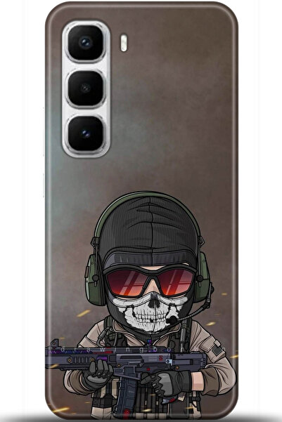 adveksiyon Infinix Hot 60 Pro Plus Case Hd Printed Case - I Am Defenseless 5773