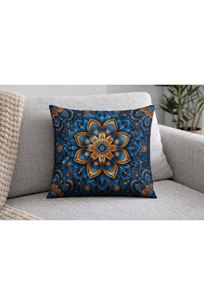 vodler Mandala Patterned Decorative Throw Pillow Cover – Bohemian Luxury Desi...