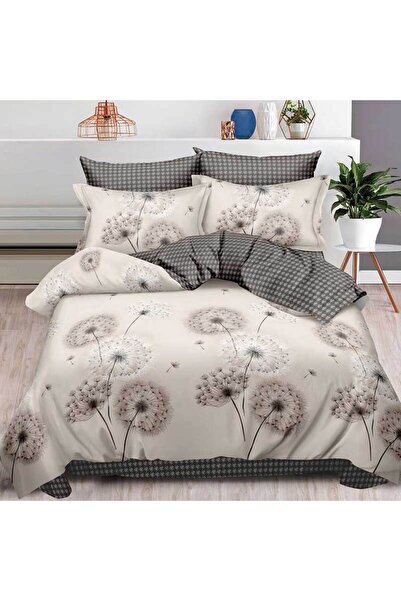 Patul Fine Cotton Linen, Sulphur, Double Bed, 2 Persons, 6 Pieces