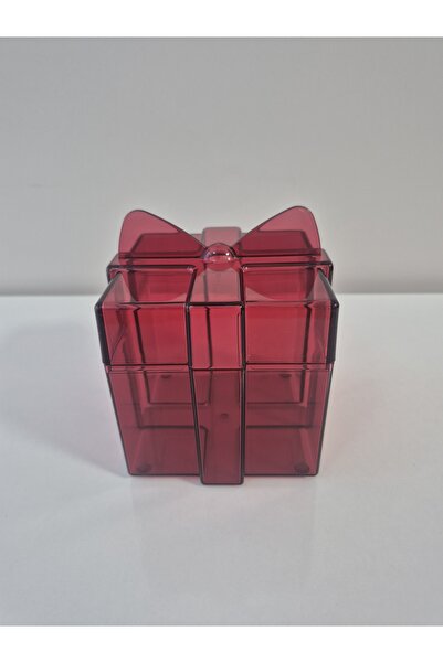 Tupperware وعاء السكر باللون الأحمر